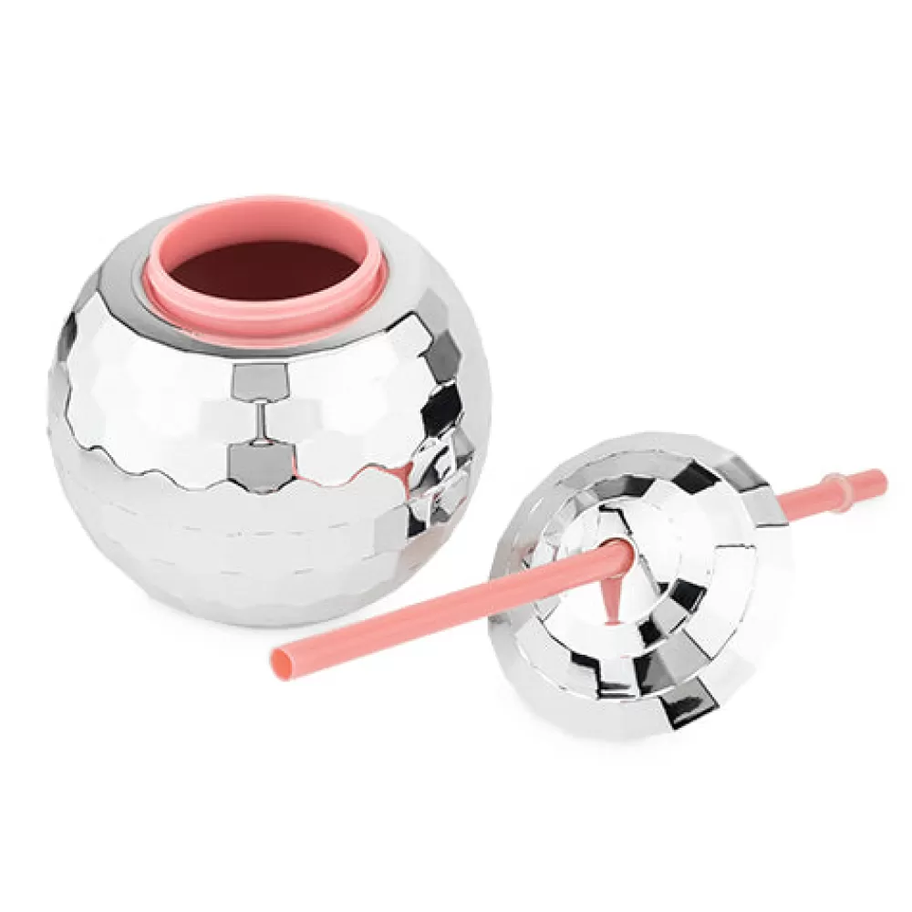 Clearance Silver Disco Ball Tumbler Tiki Mugs