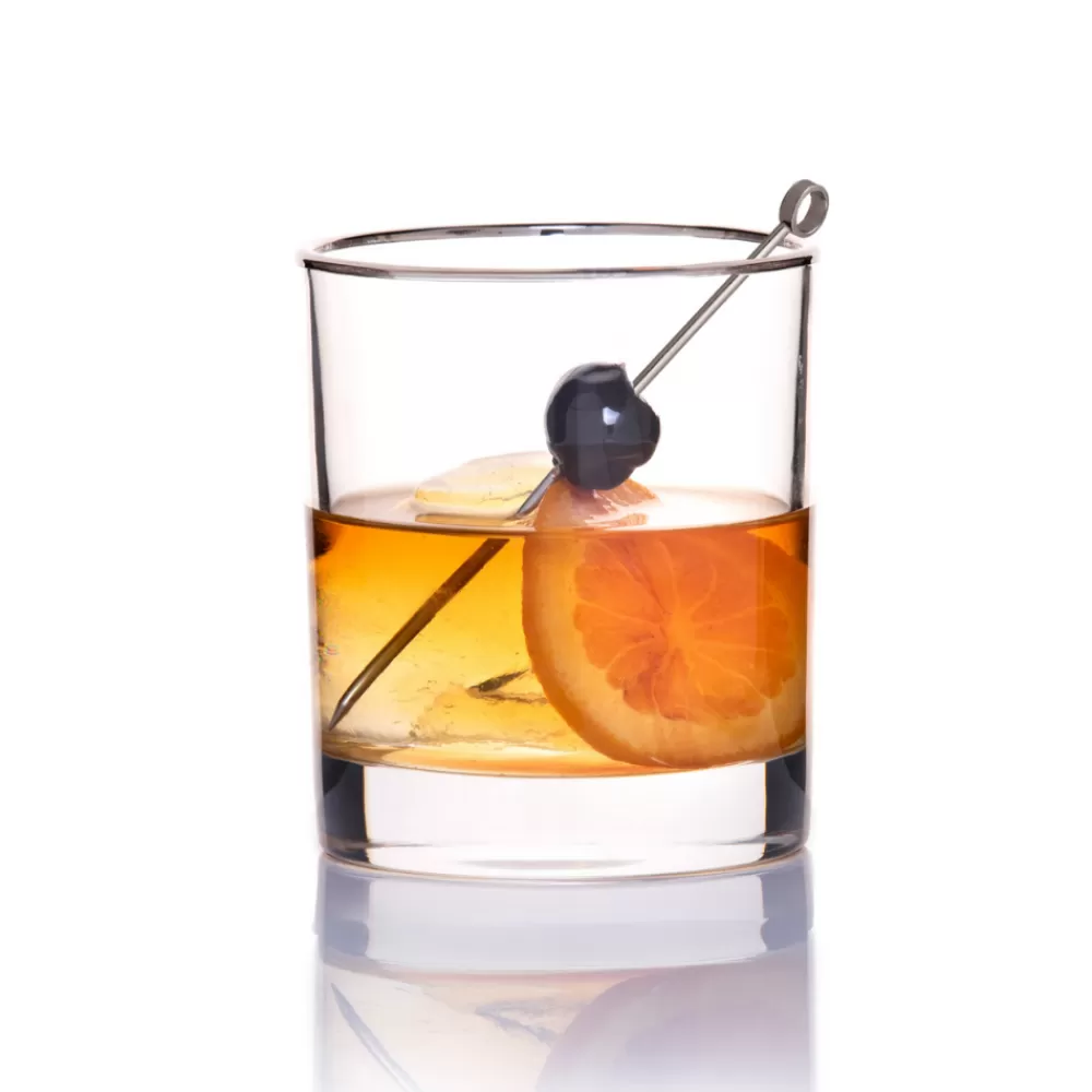 Online Simple Silver Rim Tumbler Tumblers
