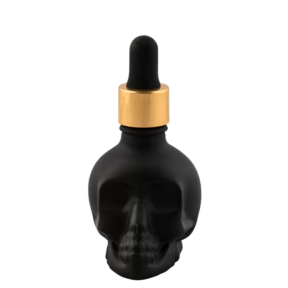 skull_bitters_bottle_in_black_white_and_clear_4.webp Discount Skull Bitters Bottle In Black, White And Clear Potion House Bar Tools