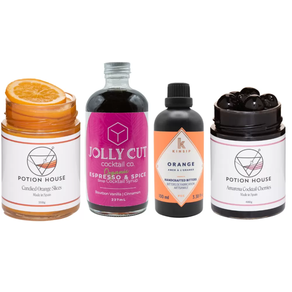Cheap Spiced Coffee Old Fashioned Ingredient Set Ingredient Kits
