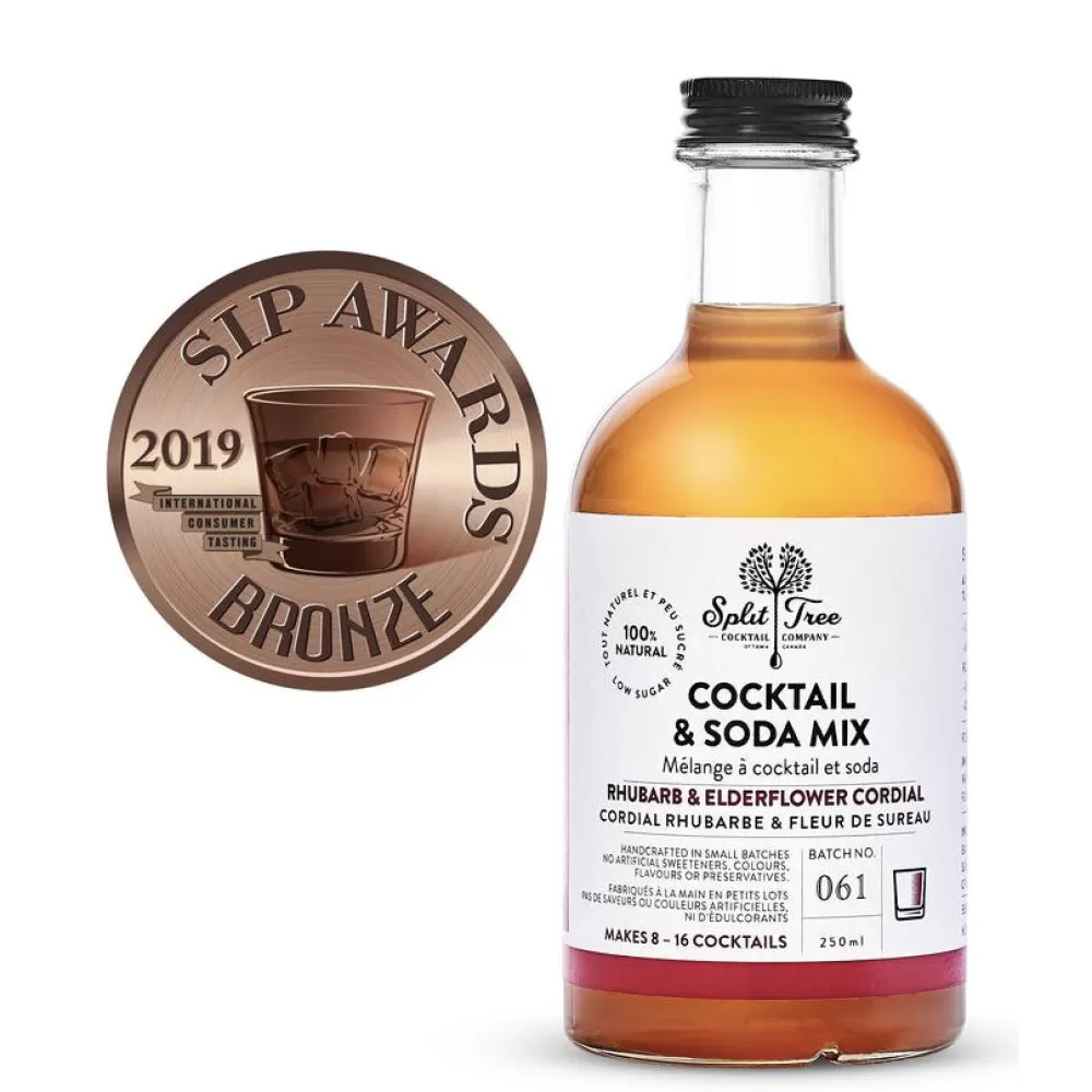 Discount Split Tree Rhubarb & Elderflower Cordial Syrups