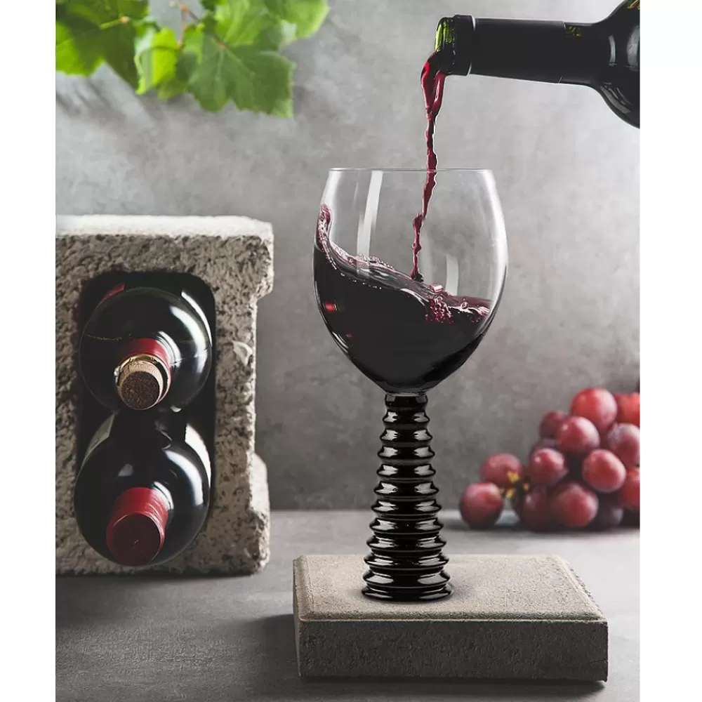 New Stack Black Base Wine Goblet Wine