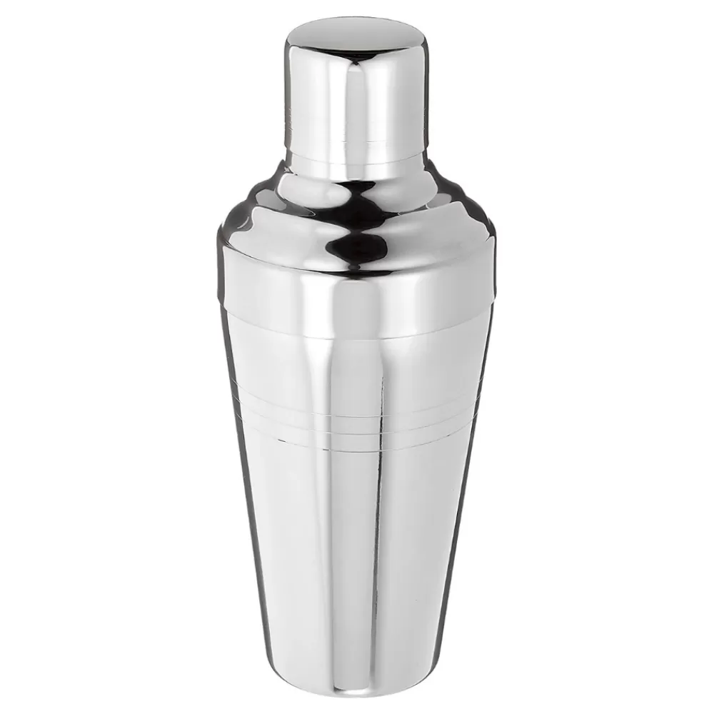 Flash Sale Stainless Steel 3-Piece Cobbler Shaker - Shiny Japanese-Made Bar Tools