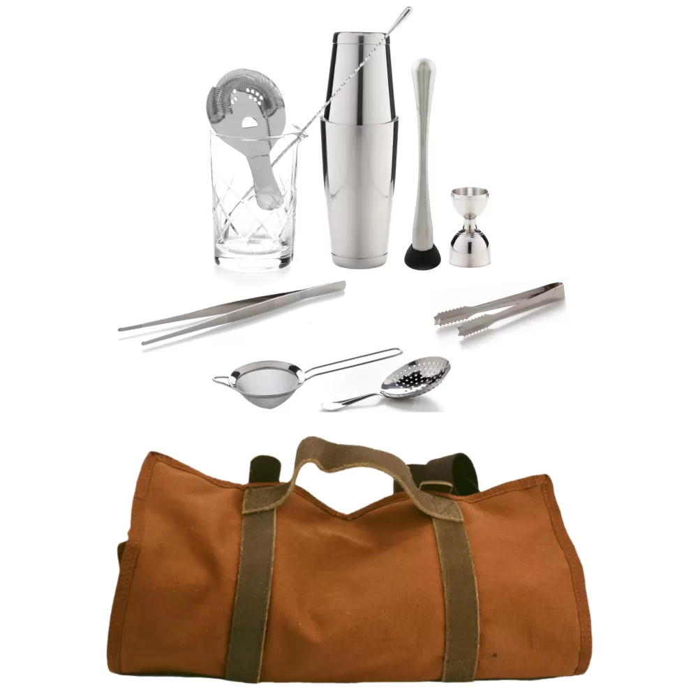 the_cocktail_aficionado_set_stainless_steel_2.webp New The Cocktail Aficionado Set (Stainless Steel) Bar Tool Sets