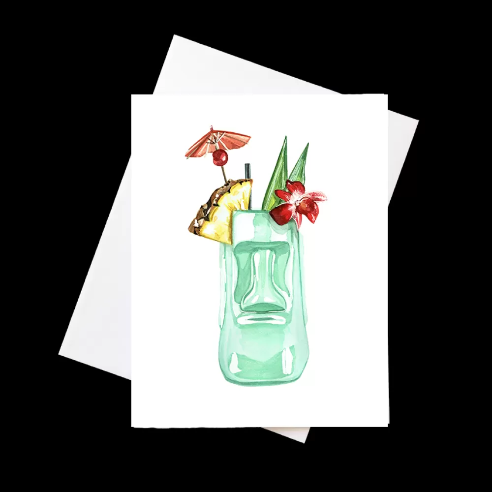 Clearance Tiki Greeting Card Tiki
