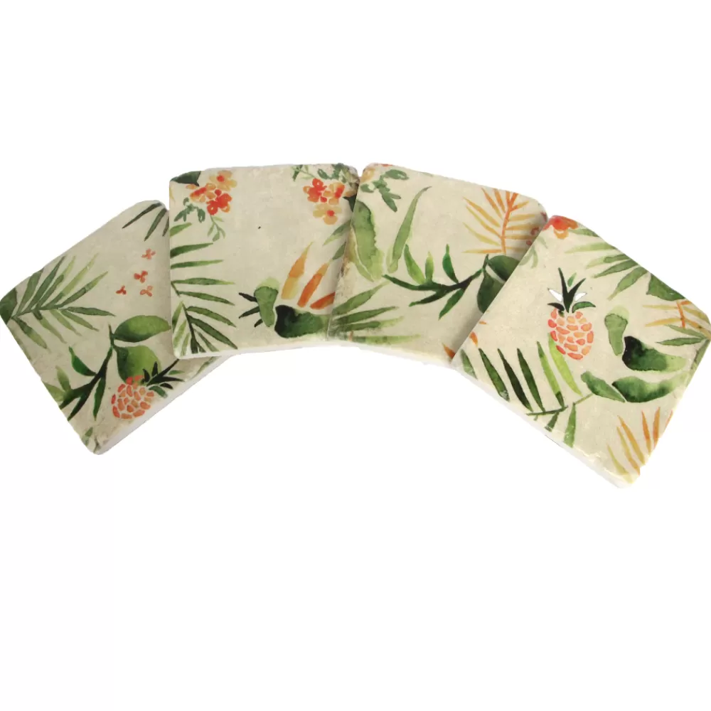 Flash Sale Tropical Coasters (Set Of 4) Coasters & Trays