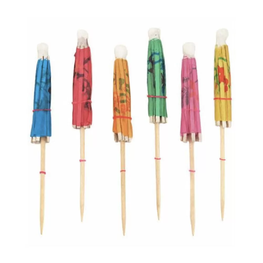 Online Umbrella Picks - Pack Of 12 Garnishes