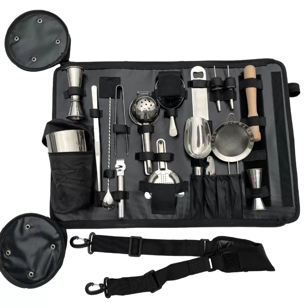 Store Vinyl Bar Tool Roll-Up (With Or Without Bar Tools) Potion House Bar Tools