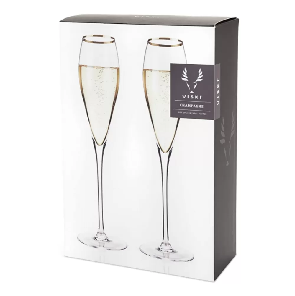 viski_belmont_gold_rim_crystal_champagne_flutes_set_of__3.webp Flash Sale Viski Belmont Gold Rim Crystal Champagne Flutes (Set Of 2) Wine
