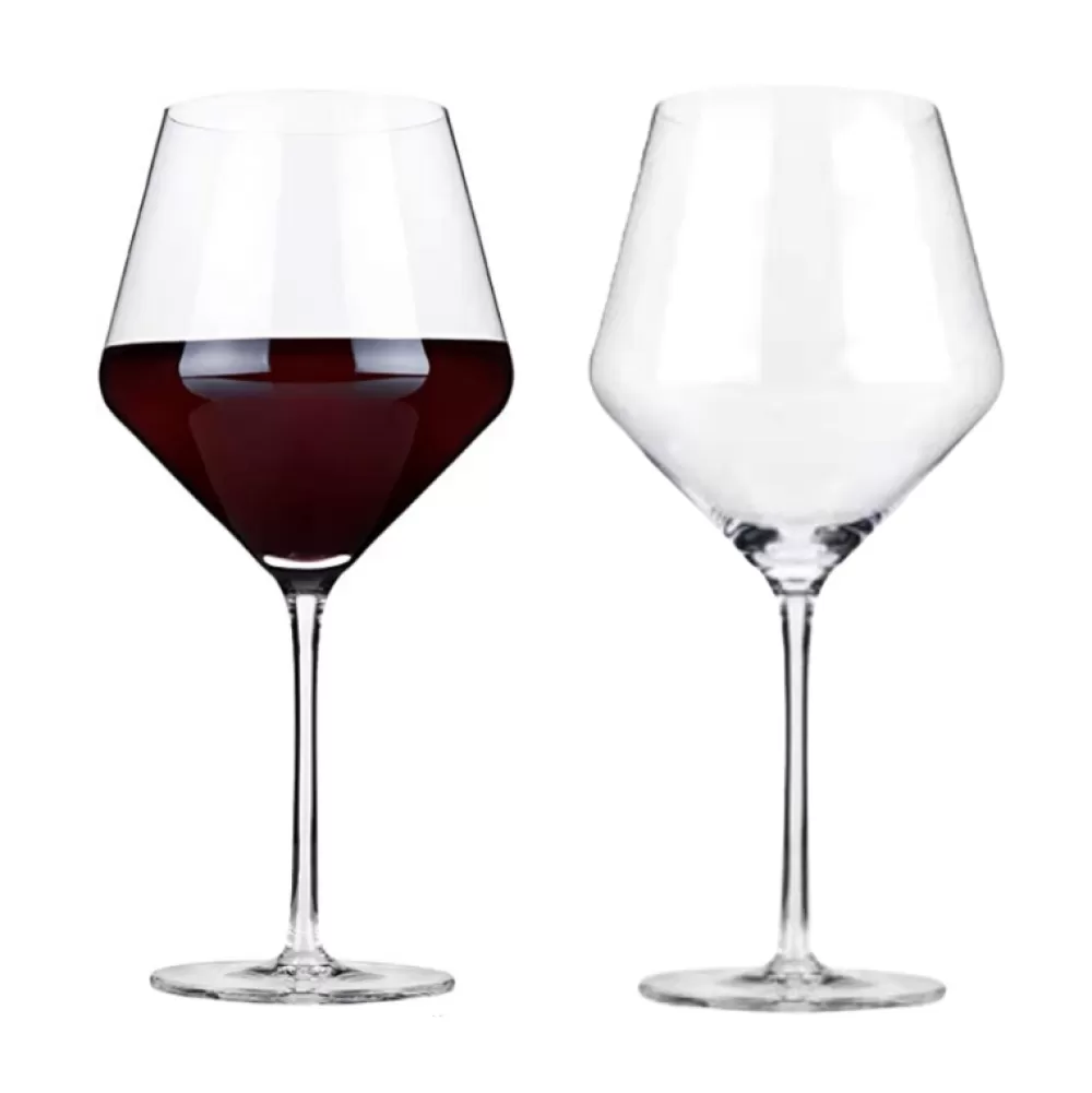 Hot Viski Crystal Burgundy Wine Glasses (Set Of 2) Wine