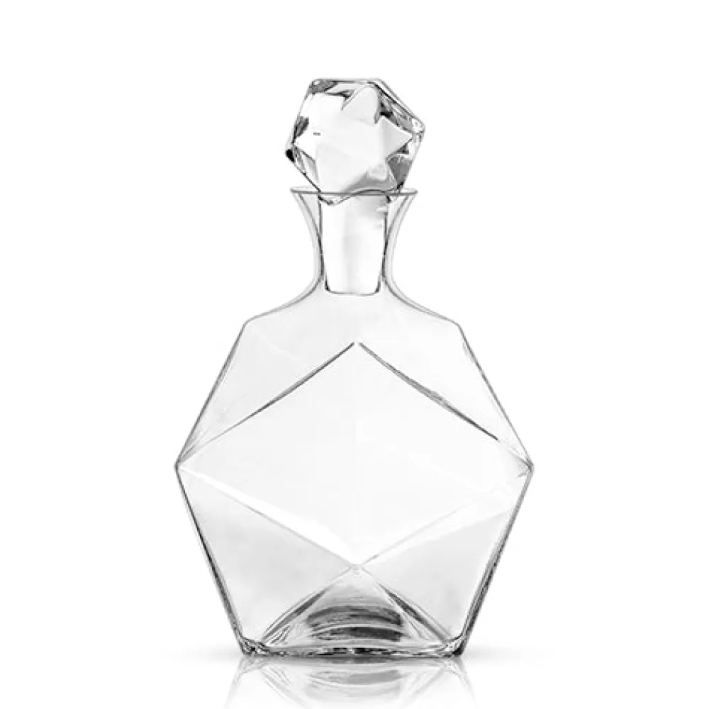 Outlet Viski Faceted Decanter Decanters & Pitchers