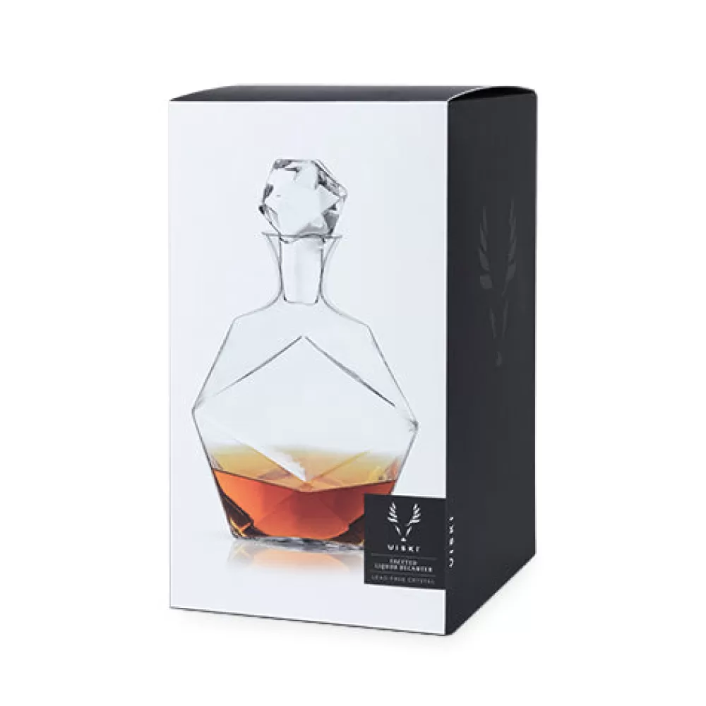 Outlet Viski Faceted Decanter Decanters & Pitchers