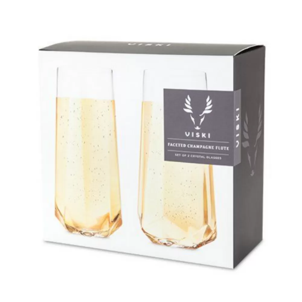 viski_faceted_stemless_crystal_champagne_flutes_set_of__3.webp Store Viski Faceted Stemless Crystal Champagne Flutes (Set Of 2) Wine