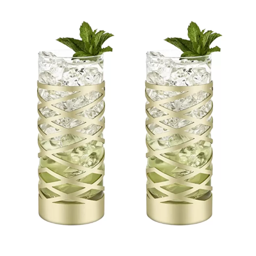 viski_gold__crystal_patterned_highball_glasses_set_of__3.webp New Viski Gold & Crystal Patterned Highball Glasses (Set Of 2) Highball Glasses