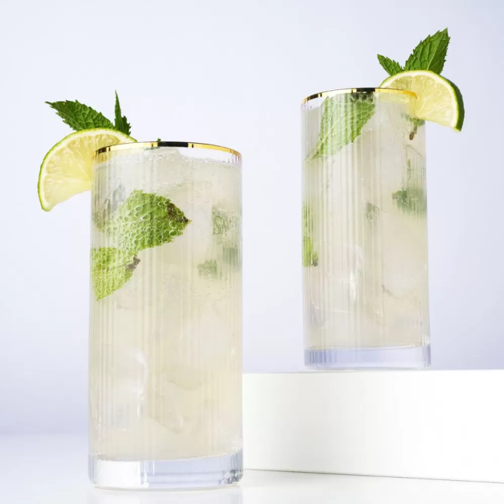 Cheap Viski Meridian Highball Glasses (Set Of 2) Highball Glasses