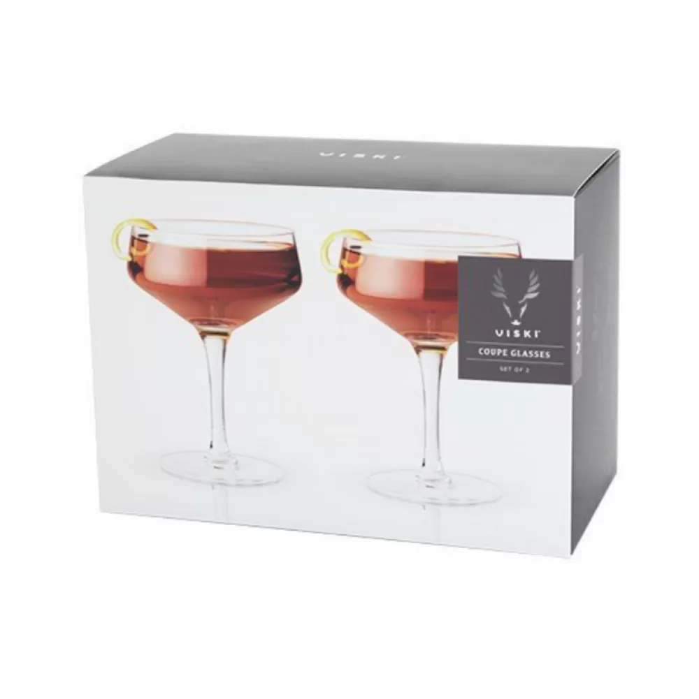 viski_raye_crystal_coupe_glasses_set_of__3.webp Sale Viski Raye Crystal Coupe Glasses (Set Of 2) Coupes / Nick & Nora