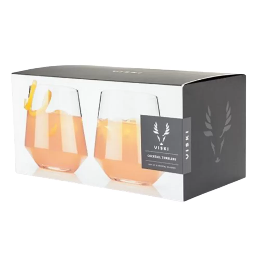viski_raye_crystal_tumblers_set_of__3.webp Best Sale Viski Raye Crystal Tumblers (Set Of 2) Tumblers