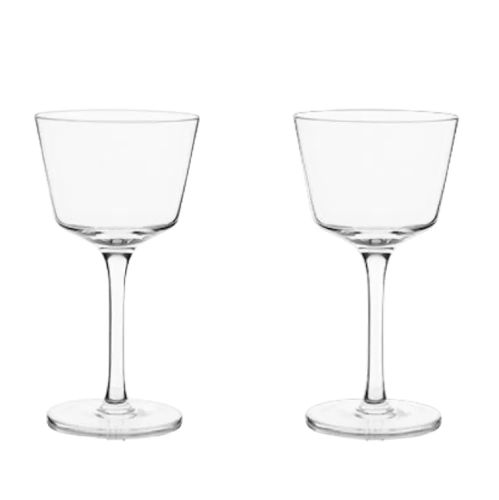 Best Sale Viski Raye Nick & Nora Glasses (Set Of 2) Coupes / Nick & Nora