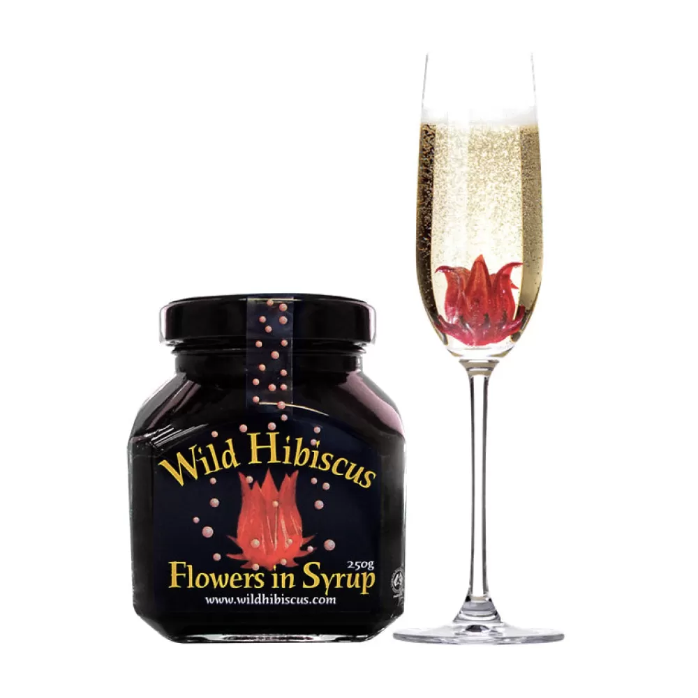 Online Wild Hibiscus Flowers In Syrup (200Ml) Garnishes