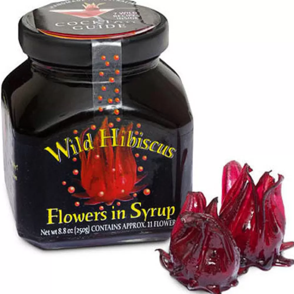 Online Wild Hibiscus Flowers In Syrup (200Ml) Garnishes